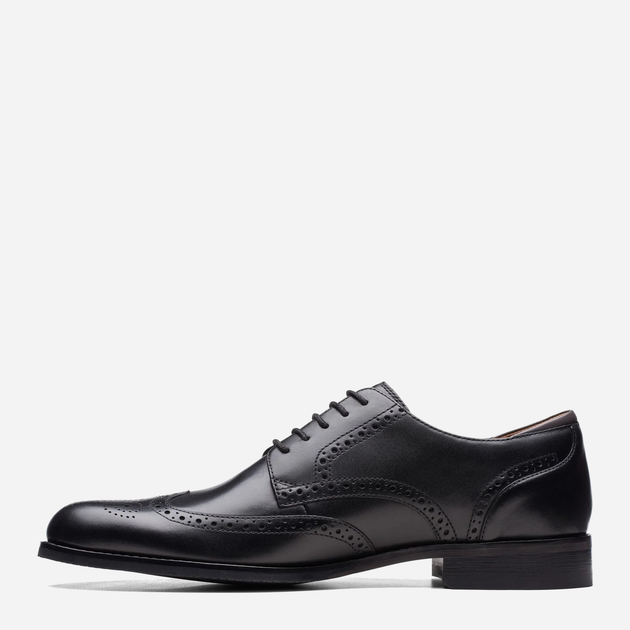 Buty derby męskie Clarks CLA26171452 44 Czarne (5059680993640) - obraz 3
