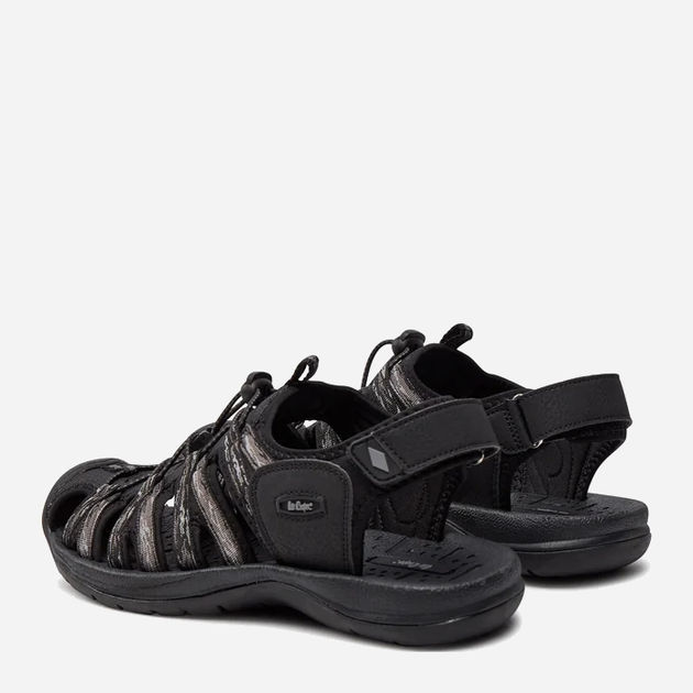 Чоловічі сандалі Lee Cooper LCW-24-03-2312MA 43 28 см Чорні/Сірий (5904292153237) - зображення 4