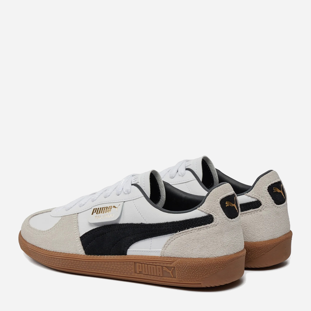 Чоловічі кеди низькі Puma Palermo Leather 39646401 44.5 Сірі (4099685703319) - зображення 4