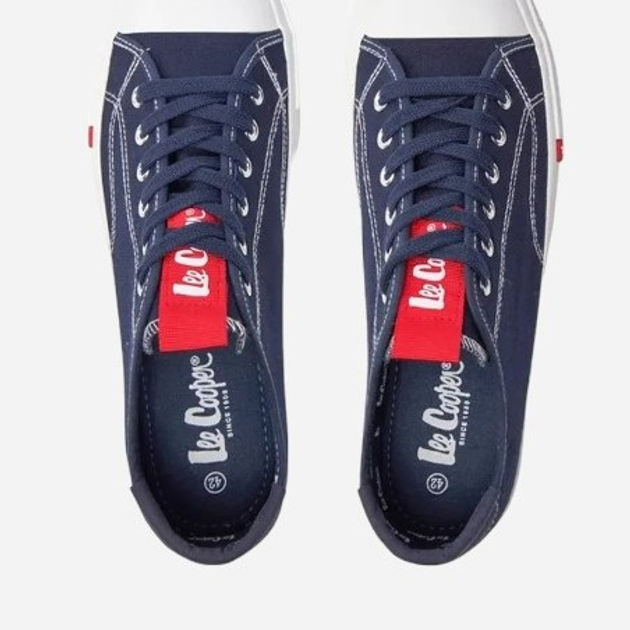 Tenisówki męskie niskie Lee Cooper LCW-24-31-2236MB 45 29 cm Ciemnoniebieskie (5904292147496) - obraz 5