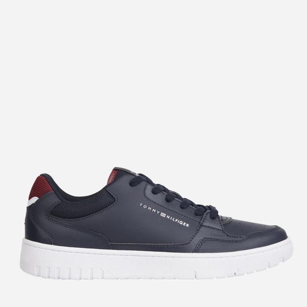 Sneakersy męskie do kostki Tommy Hilfiger THIFM0FM04693DW5 41 Granatowe (8720644410592) - obraz 1