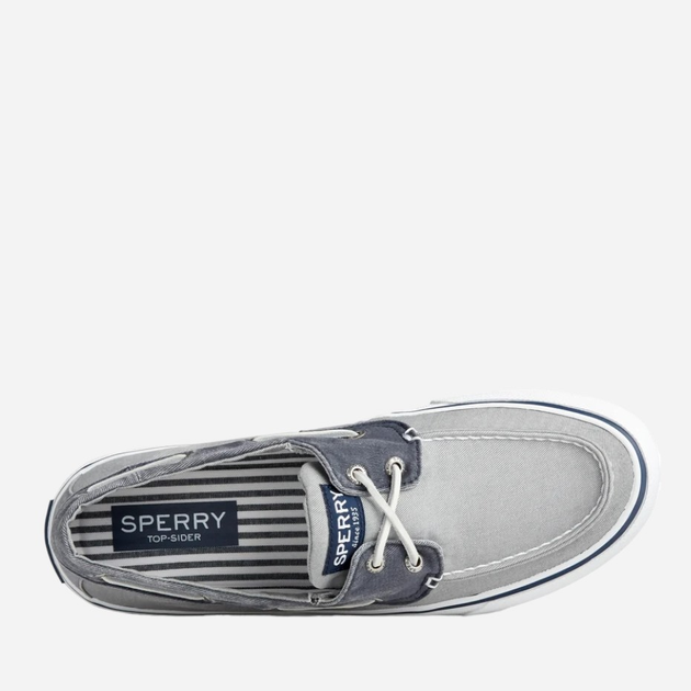 Buty żeglarskie męskie Sperry Bahama II SW STS22018 44 (10.5US) 29.5 cm Szary/Granatowy (44209837180) - obraz 4