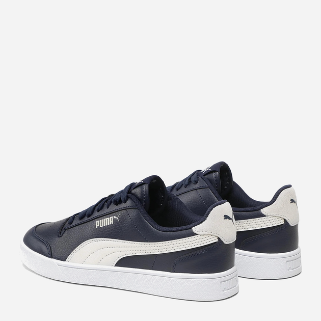 Sneakersy męskie do kostki Puma Shuffle 309668-26 40.5 Granatowe (4065452533250) - obraz 4