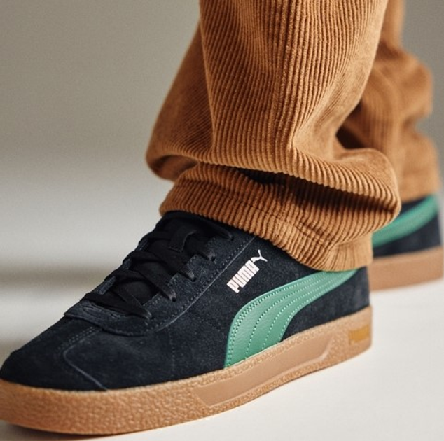 Чоловічі кеди низькі Puma Club 381111-27 45 (10.5UK) Чорні (4099686093020) - зображення 8