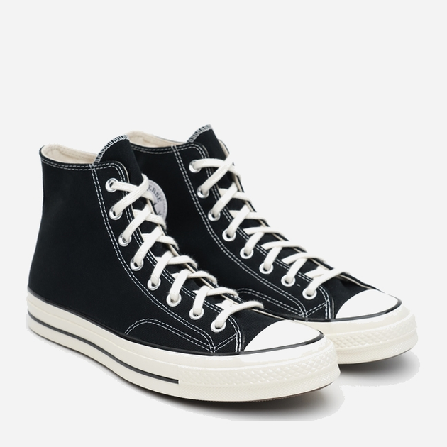 Чоловічі кеди високі Converse Chuck 70 Hi Vintage Canvas 162050C 43 Чорні (888755675274) - зображення 2