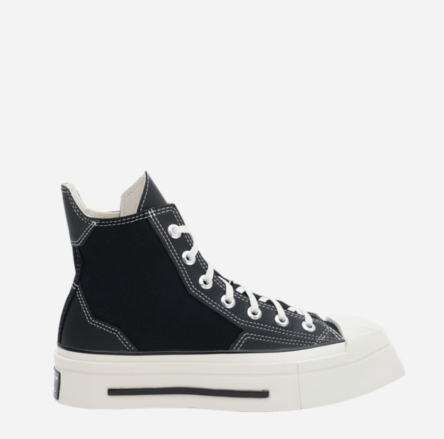 Чоловічі кеди високі Converse Chuck 70 De Luxe Squared Hi A06435C 42.5 Чорні (194434653892) - зображення 1