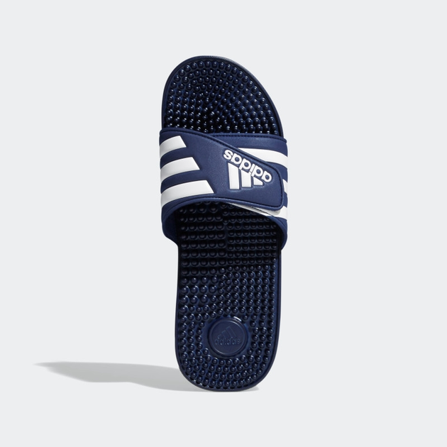 Чоловічі шльопанці для пляжу Adidas Adissage F35579 51 Темно-сині з білим (4062051400334) - зображення 5