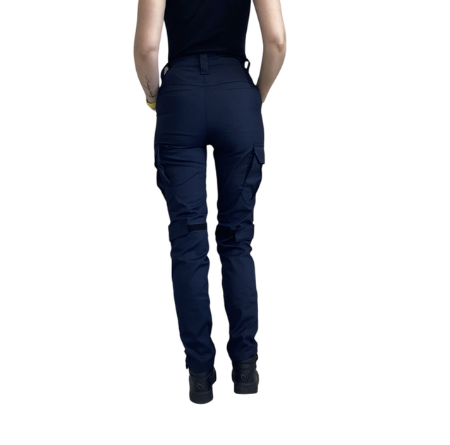 Жіночі штани 42 темно-сині - зображення 2