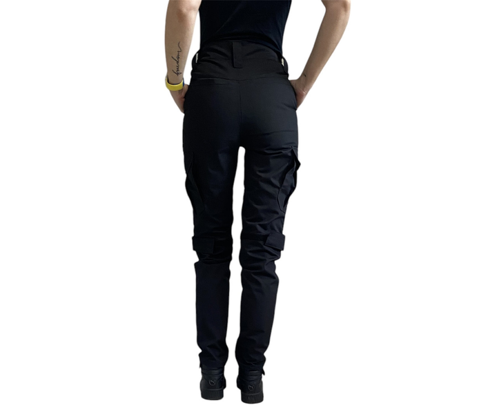 Женские тактические штаны 44 черные - изображение 2