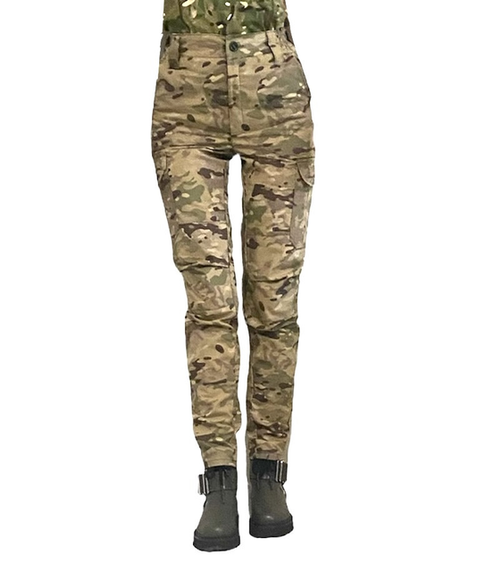 Жіночі військові тактичні штани 44 мультикам - зображення 1