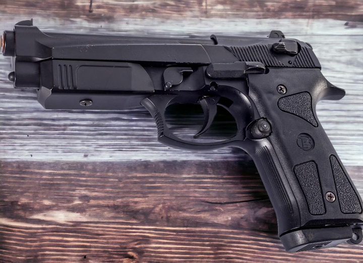 Стартовий сигнальний пістолет Blow F90 (Beretta 92) + додатковий магазин (9 мм) - зображення 1
