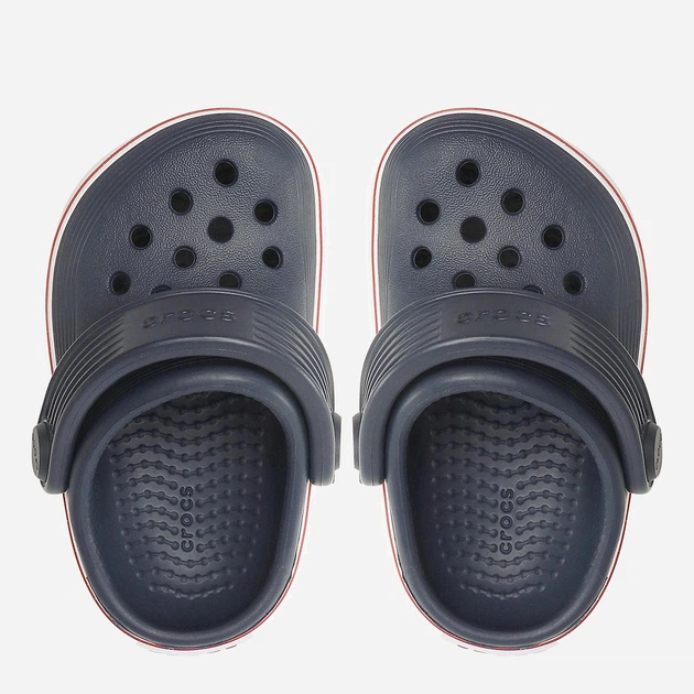 Детские кроксы-сабо для мальчика Crocs Off Court Clog T 208479-4CC 24-25 (C8) Темно-синие (1962653541844_196265354184) - изображение 5