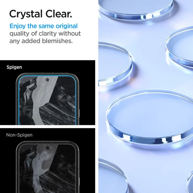 Захисне скло Spigen Glas.tR Align Master 2-pack до Google Pixel 8a Clear (AGL07464) - Фото 6 Захисне скло Spigen Glas.tR Align Master 2-pack до Google Pixel 8a Clear (AGL07464) - зображення 6