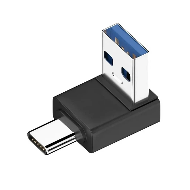 Переходник адаптер угловой USB Type-С - USB 3.1 (M/M) eXpert Type-11, металл (A-48717) - Фото 1 Переходник адаптер угловой USB Type-С - USB 3.1 (M/M) eXpert Type-11, металл (A-48717) - изображение 1