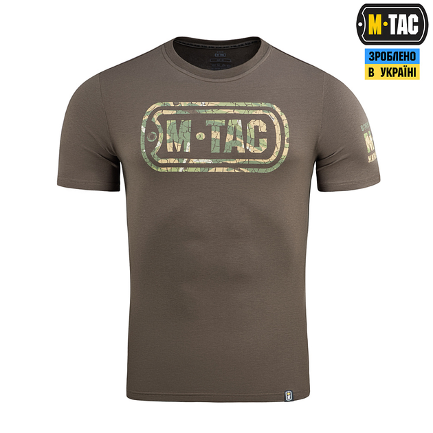 Футболка M-Tac Logo Dark Olive S - зображення 2