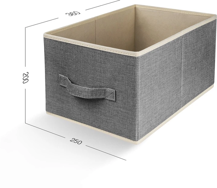 Ящик для хранения MBM HOME TH-30 LIGHT GRAY Светло-серый - изображение 2
