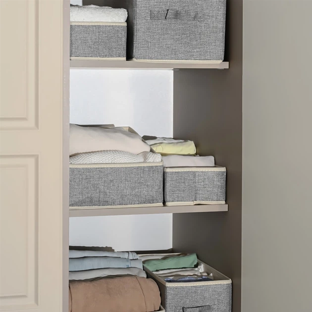 Ящик для хранения MBM HOME TH-28 LIGHT GRAY Светло-серый - изображение 7