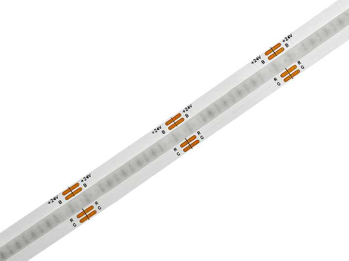 Светодиодная лента 1 м AVT COB 672 LED 24В 14Вт IP20 RGB (AVT-672-RGB-СОВ-IP20-24) - изображение 2