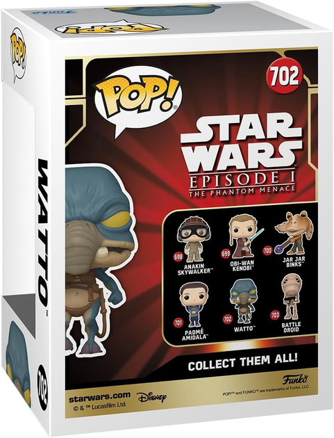 Figurka Funko Pop! Star Wars: Episode 1 - The Phantom Menace 25th Anniversary - Watto 9.7 cm (5908305248057) - obraz 3