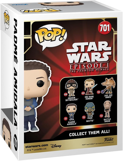 Фігурка Funko Pop! Star Wars: Episode 1 - The Phantom Menace 25th Anniversary - Padme Amidala (Tatooine) 9.7 см (5908305248040) - зображення 3
