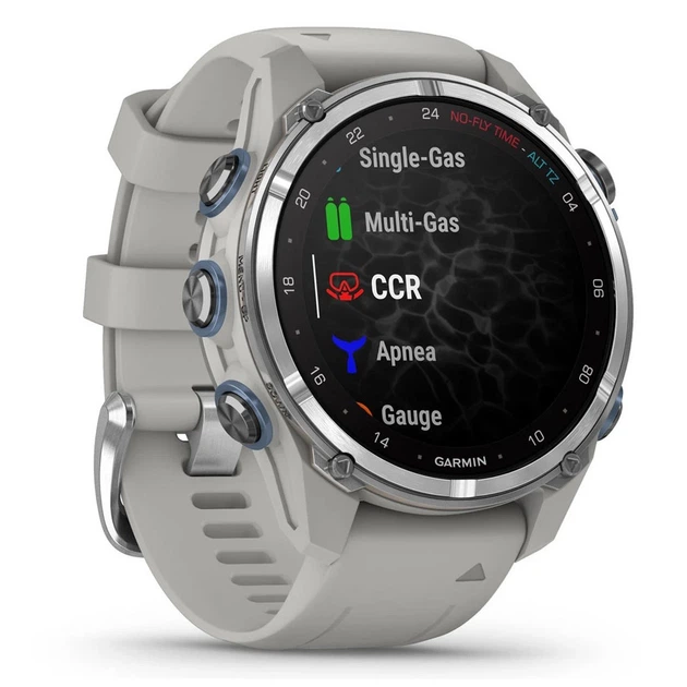Смарт-часы Garmin Descent Mk3, 43mm, Passvtd Steel/Fog Gry, Dive Computer, GPS дайвінг комп'ютер (010-02753-04/03) - изображение 3