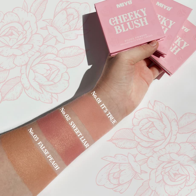Румяна для лица Cheeky Blush Miyo 10 г - изображение 3