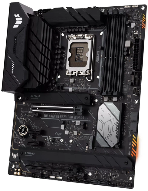 Płyta główna ASUS TUF Gaming H670-PRO WIFI D4 (s1700, Intel H670, PCI-Ex16) (90MB1900-M0EAY0) - obraz 3