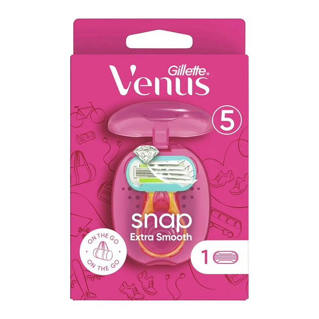 Станок Gillette Venus SNAP Extra Smooth Embrace (1) - Фото 1 Станок Gillette Venus SNAP Extra Smooth Embrace (1) - изображение 1