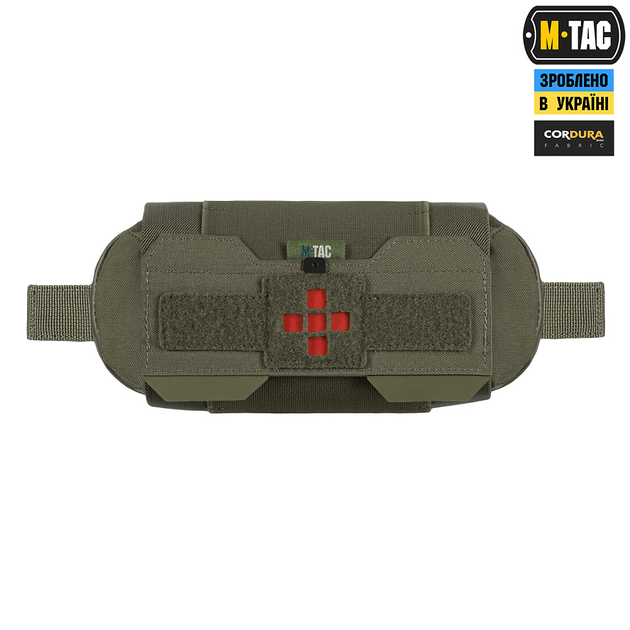 Подсумок M-Tac медицинский горизонтальный Elite Ranger Green - изображение 2
