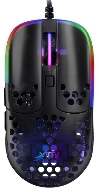 Mysz Xtrfy MZ1 RGB USB Black (MZ1-RGB-BLACK-TP) - obraz 1