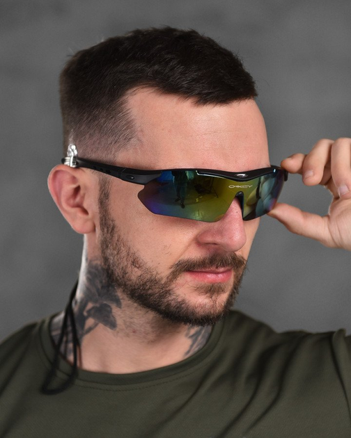 Військові Тактичні окуляри зі змінними лінзами OAKLEY 5 линз. - изображение 1