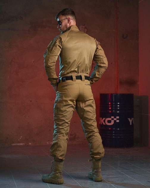 Тактичний військовий польовий костюм Pazan ( Убакс + Штани ), Камуфляж: Койот, Розмір: XXXL - зображення 2