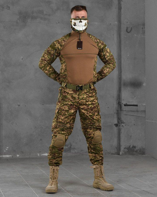 Тактичний військовий польовий костюм Varan ( Убакс + Штани ), Камуфляж: Піксель, Розмір: M - зображення 1