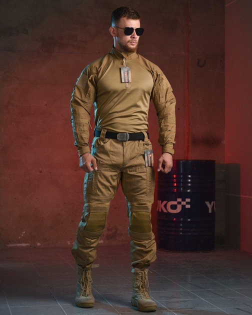 Тактический военный полевой костюм Pazan ( Убакс + Штаны ), Камуфляж: Койот, Размер: XXL - изображение 1