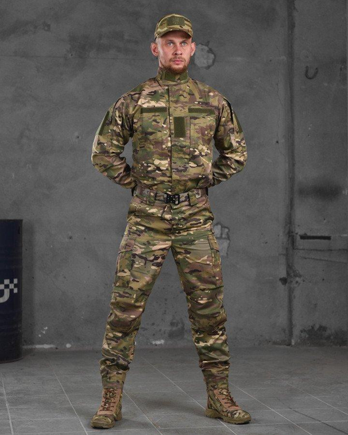 Тактический военный полевой костюм уставной Hunter ( Китель + Штаны ), Камуфляж: Мультикам, Размер: XXL - изображение 1
