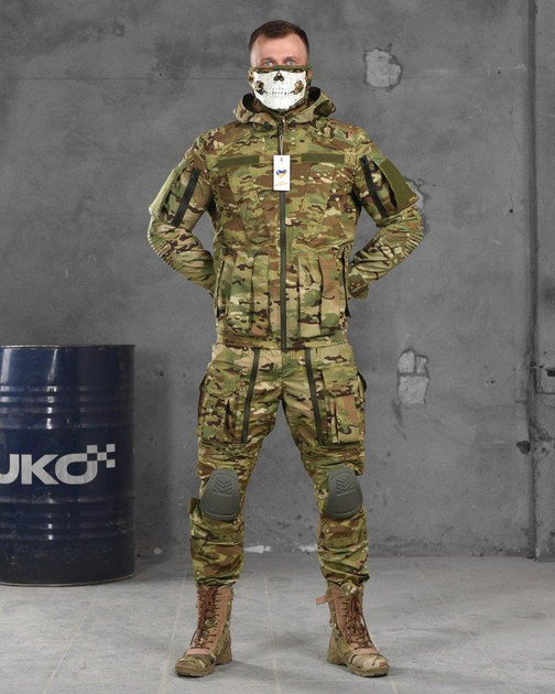 Тактичний військовий польовий костюм Concord ( Кітель + Штани ), Камуфляж: Мультикам, Розмір: L - зображення 1