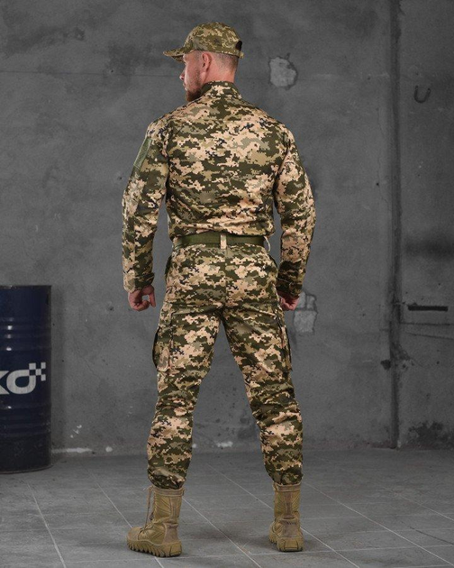 Тактичний військовий польовий костюм статутний Hunter ( Кітель + Штани ), Камуфляж: Піксель, Розмір: S - зображення 2
