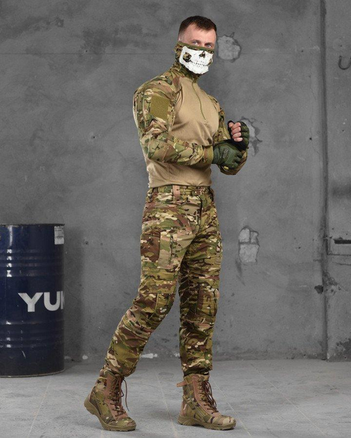 Тактический военный полевой костюм Badger ( Убакс + Штаны ), Камуфляж: Мультикам, Размер: XXXL - изображение 1