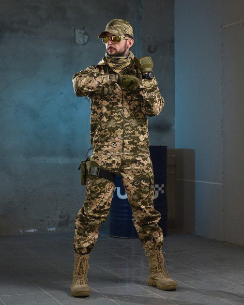 Тактична військова форма комплект Faroon ( Куртка + Штани ), Камуфляж: Піксель, Розмір: XXL - зображення 1