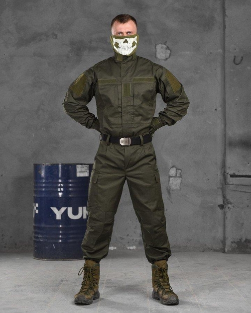 Тактический военный костюм Union ( Китель + Штаны ), Камуфляж: Олива, Размер: XXL - изображение 2