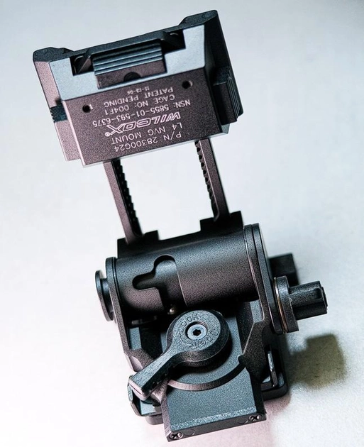 Комплект кріплень Sotac NVG Wilcox L4G24+J-Arm для приладу нічного бачення PVS-14 на шолом Метал (Kali) KL567 - зображення 4