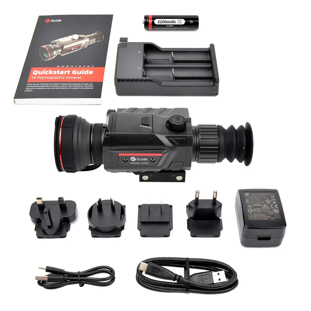 Тепловизионный монокуляр Guide TR650 50мм до 3000м (Kali) AI611 - Фото 8 Тепловизионный монокуляр Guide TR650 50мм до 3000м (Kali) AI611 - изображение 8