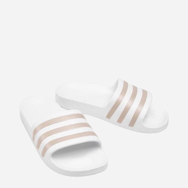 Klapki męskie Adidas Adilette Aqua EF1730 48.5 Białe z beżowym (4061624535916) - obraz 5
