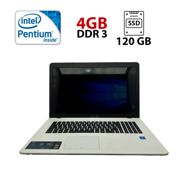 Ноутбук Asus F751S / 17.3” (1600x900) TN / Intel Pentium N3700 (4 ядра по 1.6 - 2.4 GHz) / 4 GB DDR3 / 120 GB SSD / Intel HD Graphics / WebCam б/у - Фото 1 Ноутбук Asus F751S / 17.3” (1600x900) TN / Intel Pentium N3700 (4 ядра по 1.6 - 2.4 GHz) / 4 GB DDR3 / 120 GB SSD / Intel HD Graphics / WebCam б/у - изображение 1