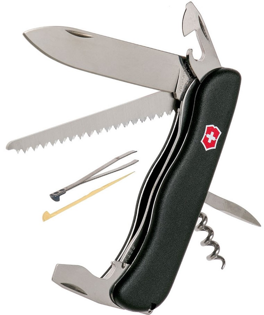 Швейцарський ніж Victorinox Forester Чорний (7611160012128) - зображення 3