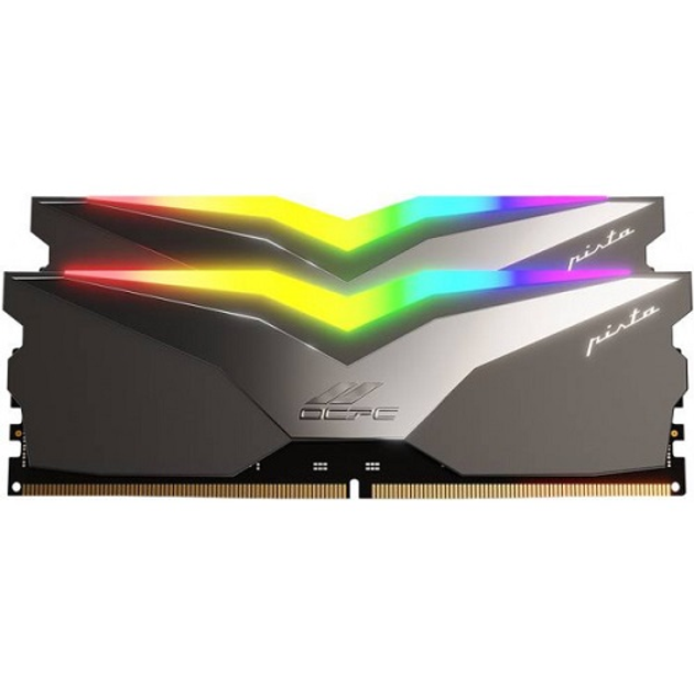 Модуль памяти OCPC DDR5 32Gb 5600MHz (2х16Gb) PISTA RGB C36 Titan (MMPT2K32GD556C36T) - изображение 1