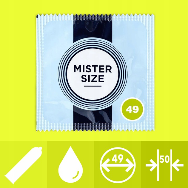Prezerwatywy Mister Size Condoms dopasowane do rozmiaru 49 mm 36 szt (4260605480065) - obraz 2