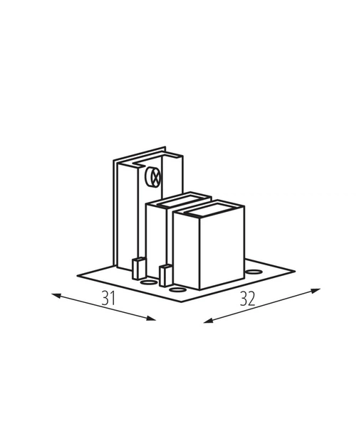 Заглушка торцева Kanlux 33236 Tear IP20 Wh - Фото 2 Заглушка торцева Kanlux 33236 Tear IP20 Wh - изображение 2