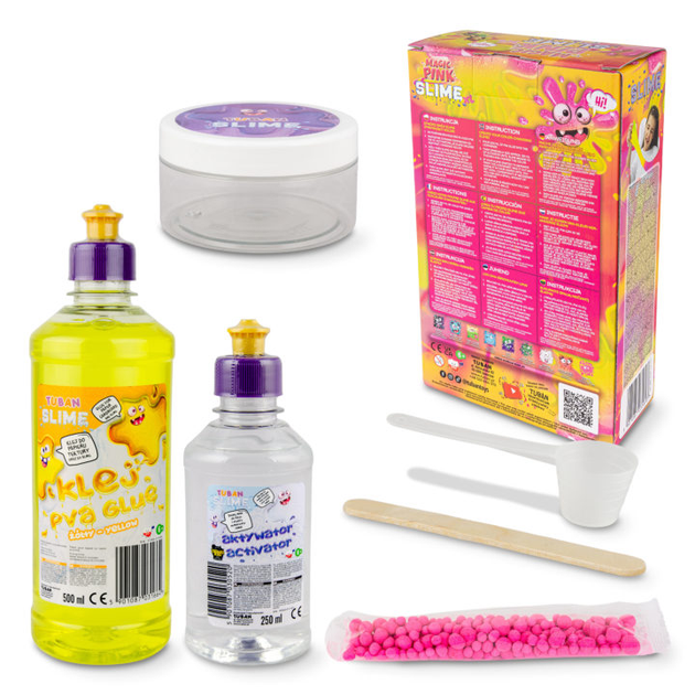 Zestaw kreatywny Tuban Diy Slime Magic pink XL (5901087035693) - obraz 2