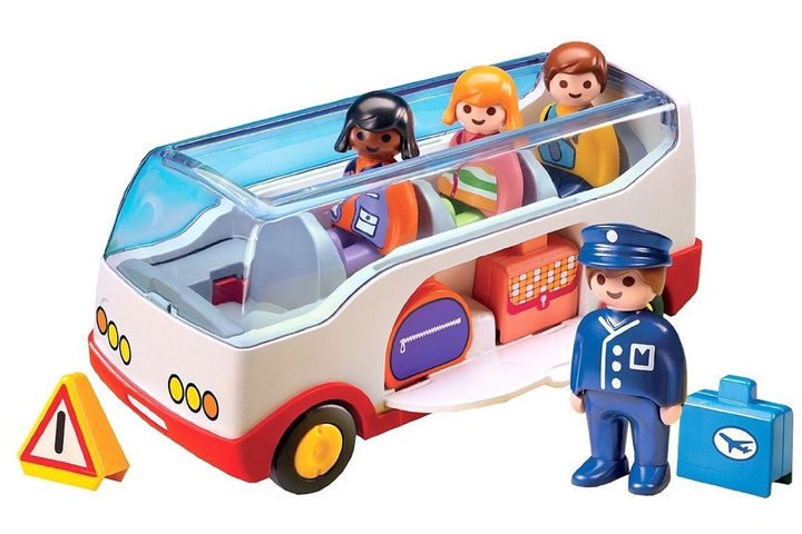 Набір фігурок Playmobil Tour Bus 9 шт (4008789067739) - зображення 1